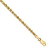 Solid,Diamond Cut,14K Yellow Gold,Lobster Clasp