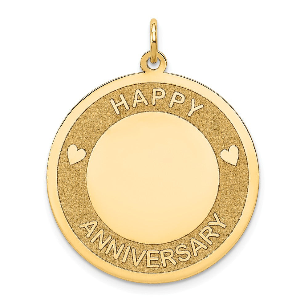 Polished,14K Yellow Gold,Stamped,Engravable,Faceted