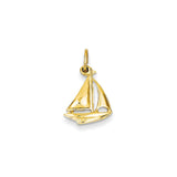 Pendants & Charms,Themed Charm,Gold,Yellow,14K,19 mm,12 mm,Each,Nautical,Between $100-$200