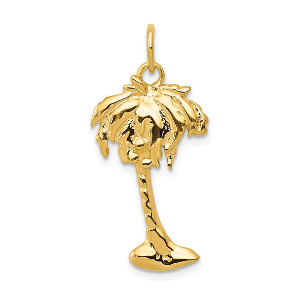 Solid,Casted,Polished,14K Yellow Gold