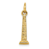 Solid,Casted,Polished,3-D,14K Yellow Gold