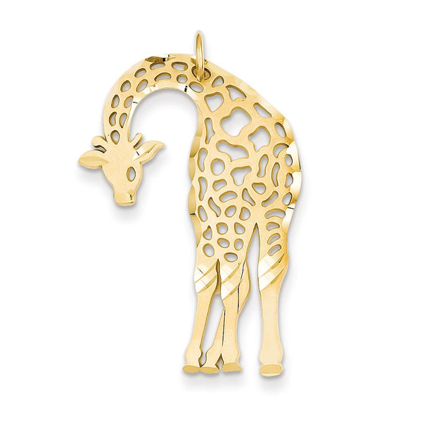14K Yellow Gold  Giraffe Charm