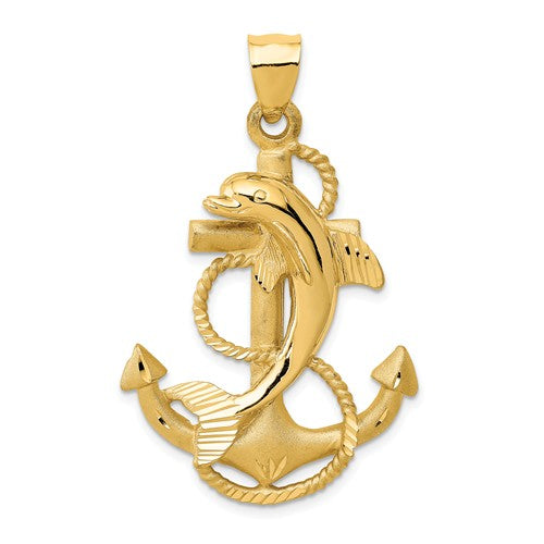 Pendants & Charms,Themed Charm,Gold,Yellow,14K,42 mm,27 mm,Each,Nautical,Between $400-$600