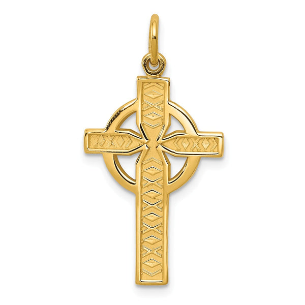 Solid,Casted,Polished,14K Yellow Gold