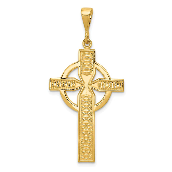 Solid,Casted,Polished,14K Yellow Gold