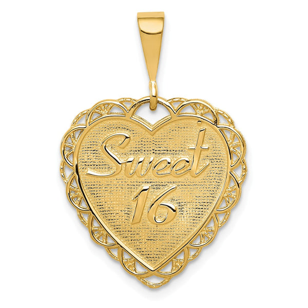 Solid,Casted,Polished,Satin,14K Yellow Gold,Reversible