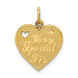 Casted,Polished,Satin,14K Yellow Gold,Not Engraveable,Textured Back,Cut-Out,Heart