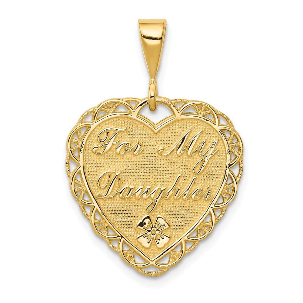 Solid,Casted,Polished,Satin,14K Yellow Gold,Reversible