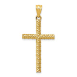 Solid,Casted,Diamond Cut,Satin,14K Yellow Gold,Open Back