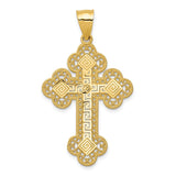 Casted,Polished,Satin,14K Yellow Gold,Open Back,Textured