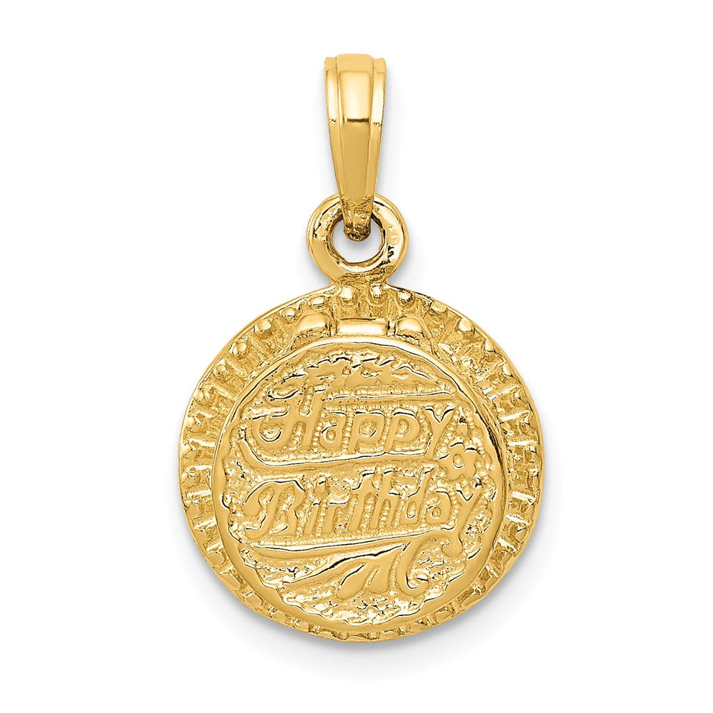Solid,Casted,Polished,14K Yellow Gold,Not Engraveable