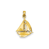 Pendants & Charms,Gold,Yellow,14K,24 mm,16 mm,Each,Nautical,Between $100-$200