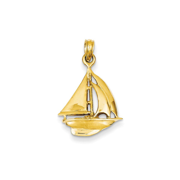 Pendants & Charms,Gold,Yellow,14K,24 mm,16 mm,Each,Nautical,Between $100-$200