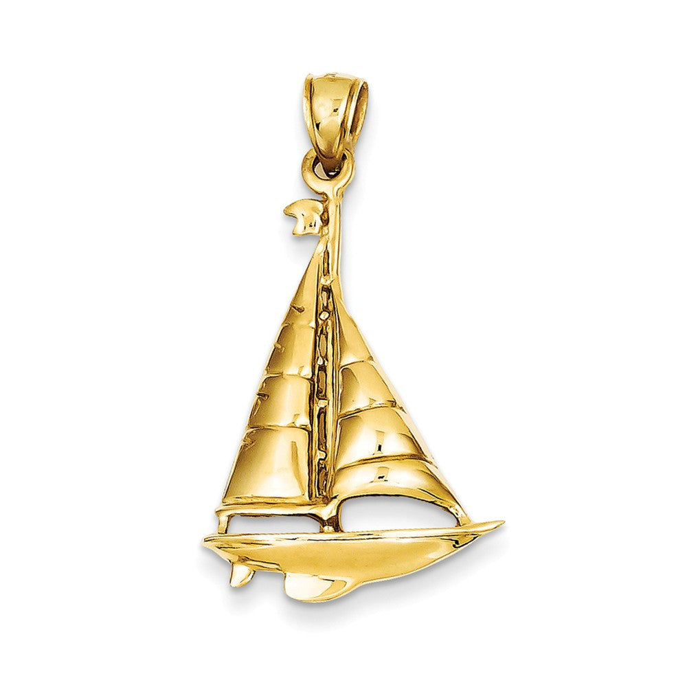 Pendants & Charms,Gold,Yellow,14K,33 mm,20 mm,Each,Nautical,Between $200-$400