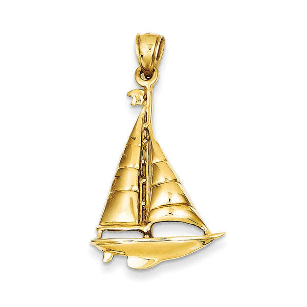 Pendants & Charms,Gold,Yellow,14K,33 mm,20 mm,Each,Nautical,Between $200-$400
