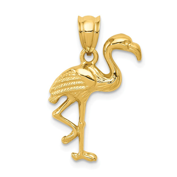 Solid,Casted,Polished,14K Yellow Gold,Open Back