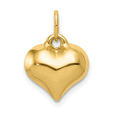 Polished,3-D,14K Yellow Gold,Hollow