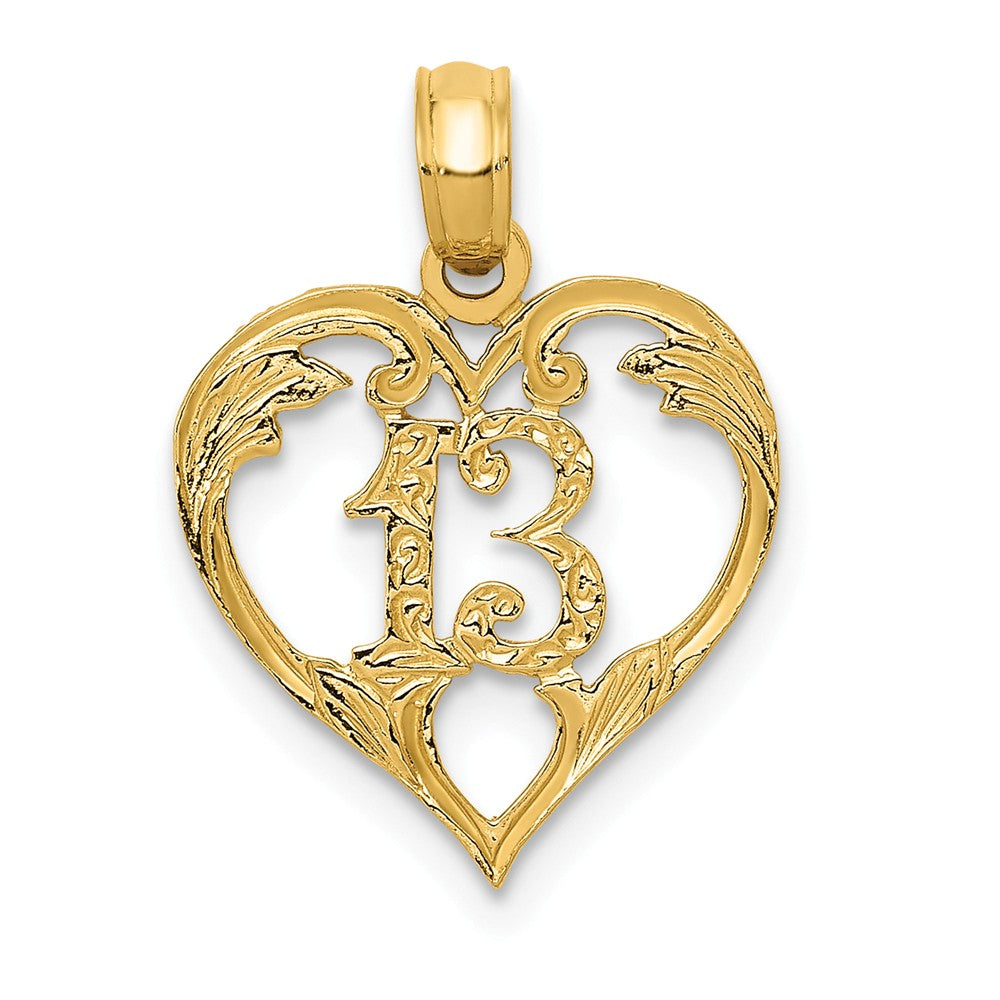 Solid,Casted,Polished,14K Yellow Gold