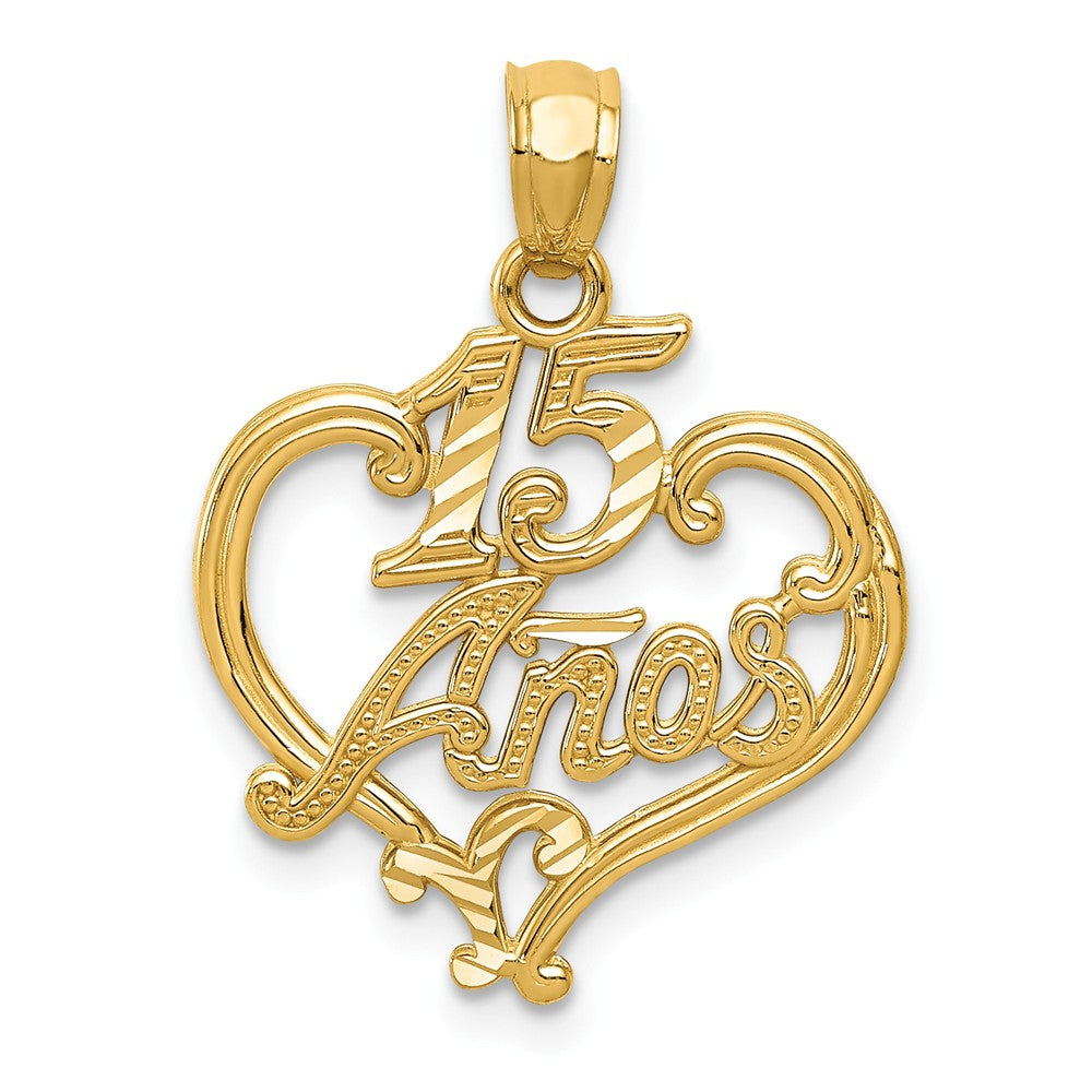 Diamond Cut,Polished,14K Yellow Gold,Textured