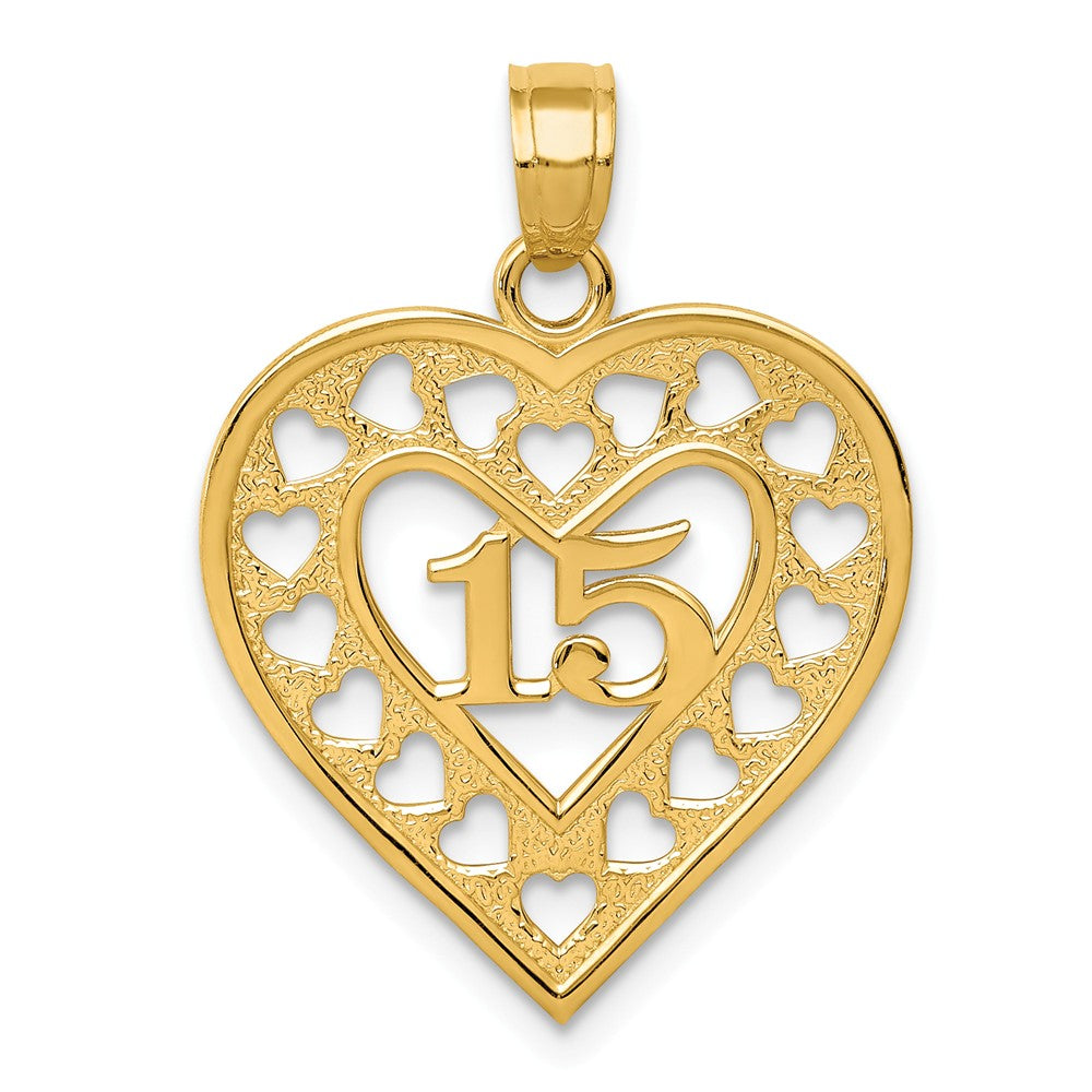 Polished,Satin,14K Yellow Gold