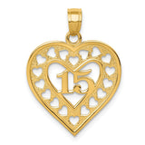 Polished,Satin,14K Yellow Gold