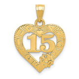 Polished,14K Yellow Gold,Textured