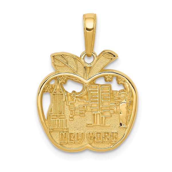 Solid,Polished,Satin,14K Yellow Gold,Textured,Textured Back,Flat