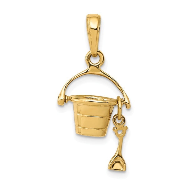 Solid,Polished,3-D,14K Yellow Gold