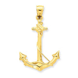 Pendants & Charms,Gold,Yellow,14K,39 mm,24 mm,Each,Nautical,Between $400-$600
