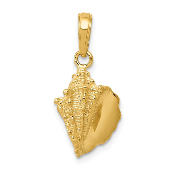 Solid,Casted,Polished,14K Yellow Gold