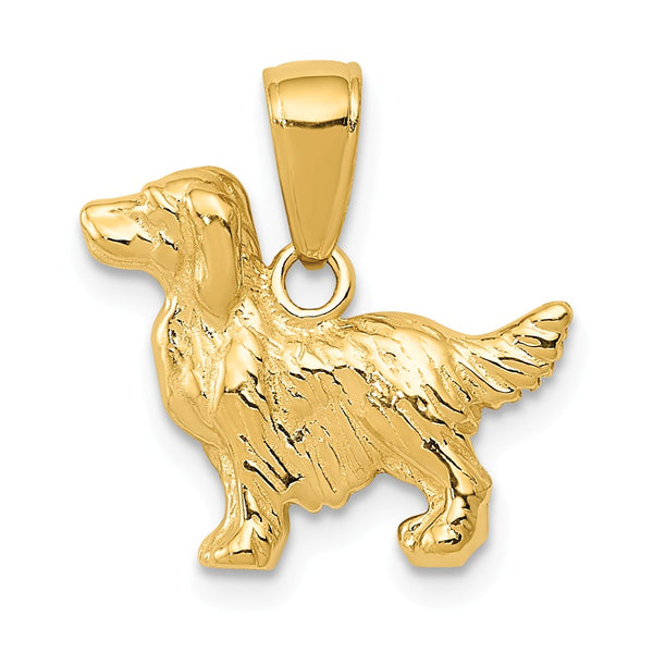 Solid,Polished,Die Struck,14K Yellow Gold,Open Back,Textured