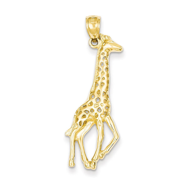 14K Yellow Gold  Giraffe Pendant