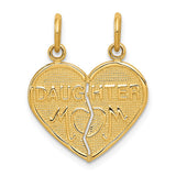 Solid,Casted,Diamond Cut,14K Yellow Gold,Flat Back,Engravable,Textured Back,2-Piece Break Apart