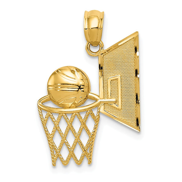 Diamond Cut,Polished,Satin,14K Yellow Gold,Open Back,Textured Back