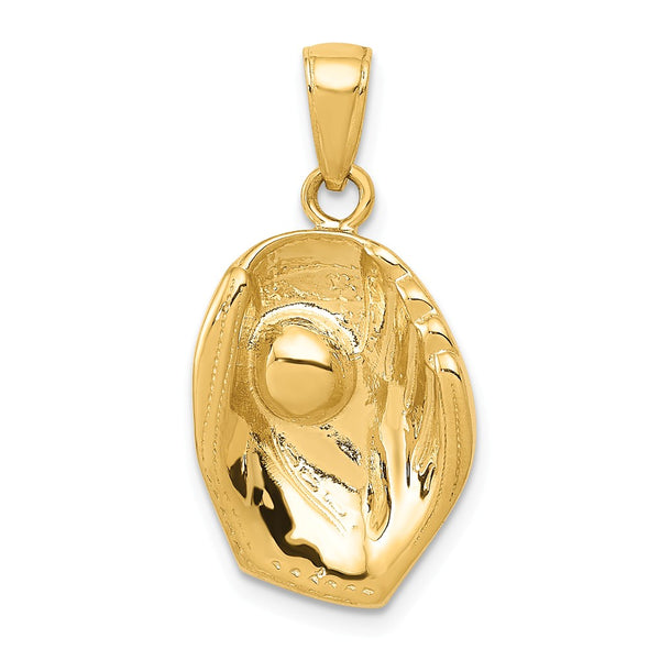 Solid,Casted,Polished,14K Yellow Gold,Textured Back