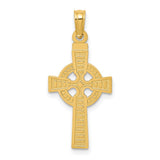 Solid,Polished,Satin,14K Yellow Gold,Reversible