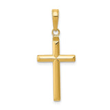 Polished,3-D,14K Yellow Gold,Hollow