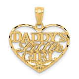 Casted,Polished,14K Yellow Gold,Heart,Diamond Cut