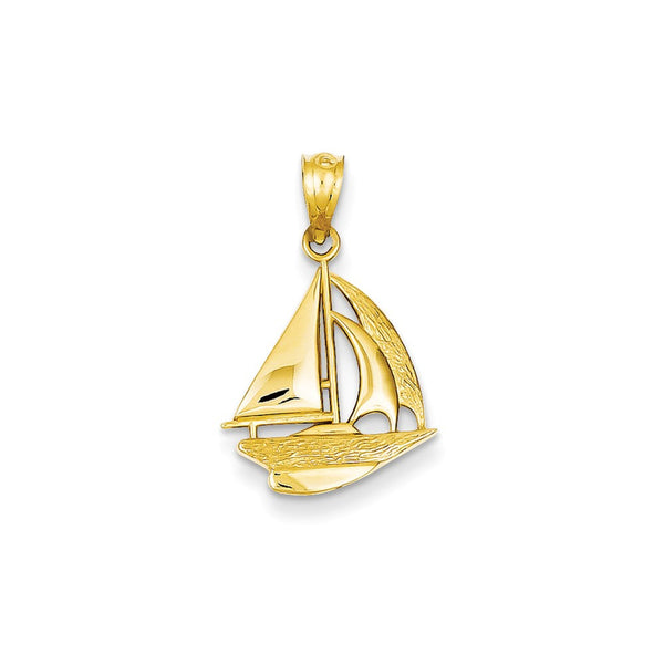 Pendants & Charms,Gold,Yellow,14K,22 mm,14 mm,Each,Nautical,Under $100