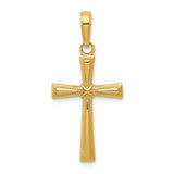 Diamond Cut,Polished,14K Yellow Gold,Open Back,Textured,Textured Back