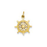 Pendants & Charms,Gold,Yellow,14K,24 mm,16 mm,Each,Nautical,Between $100-$200