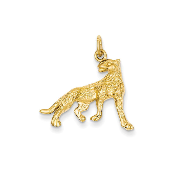 14K Yellow Gold  Cheetah Charm
