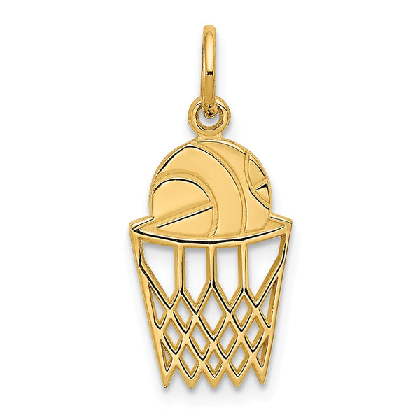 Solid,Casted,Polished,14K Yellow Gold