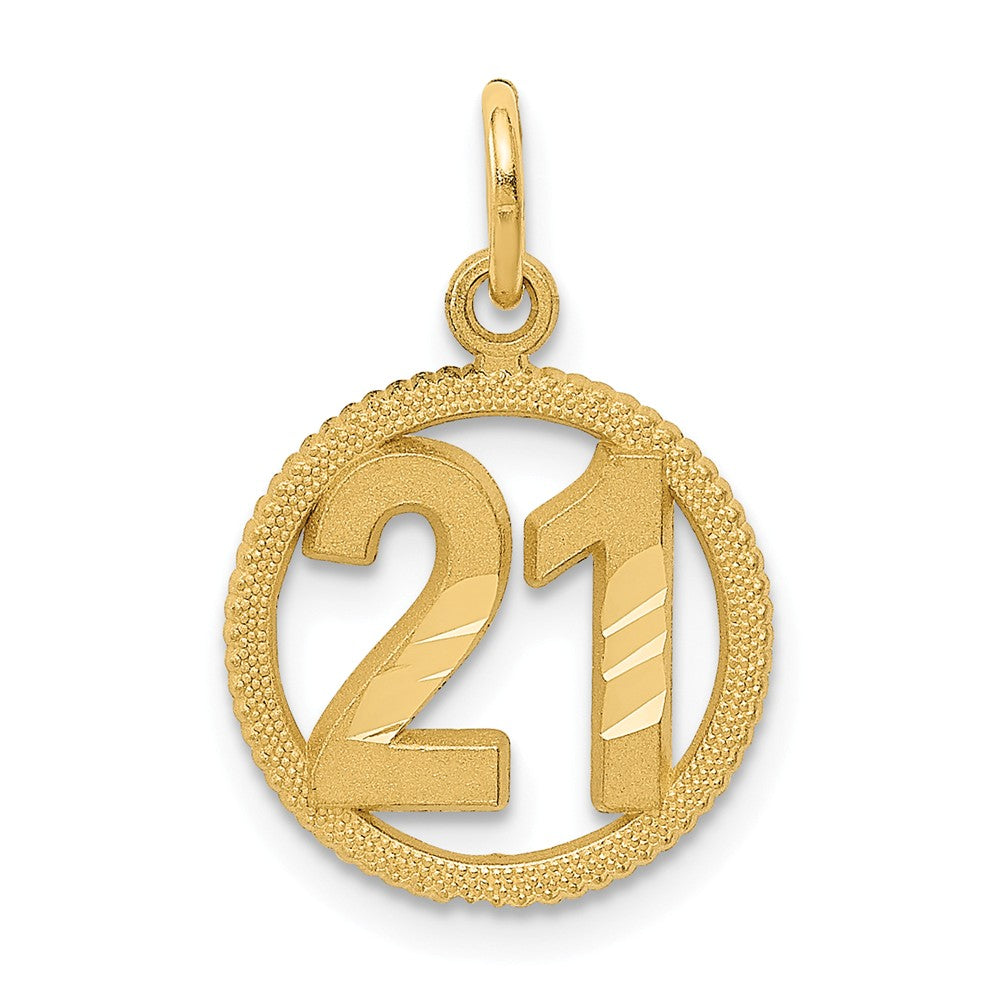 Casted,Diamond Cut,Satin,14K Yellow Gold