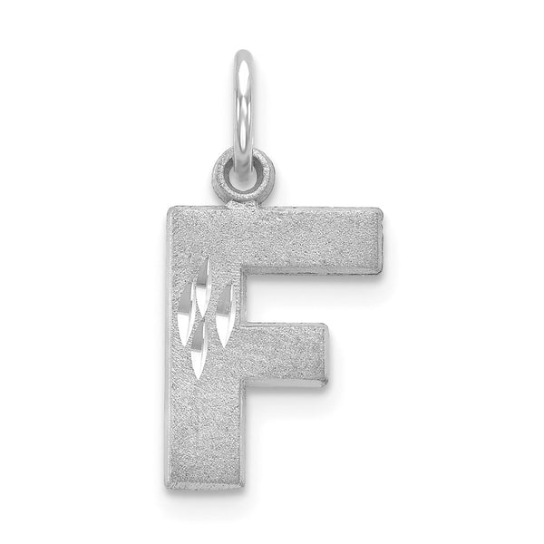 Solid,Casted,Diamond Cut,Satin,14K White Gold