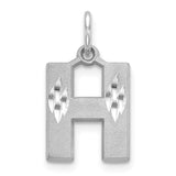 Solid,Casted,Diamond Cut,Satin,14K White Gold