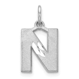 Solid,Casted,Diamond Cut,Satin,14K White Gold