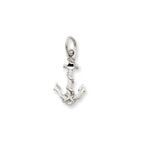 Pendants & Charms,Gold,White,14K,22 mm,10 mm,Each,Rhodium,Nautical,Under $100