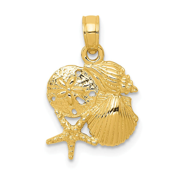 Solid,Casted,Polished,14K Yellow Gold