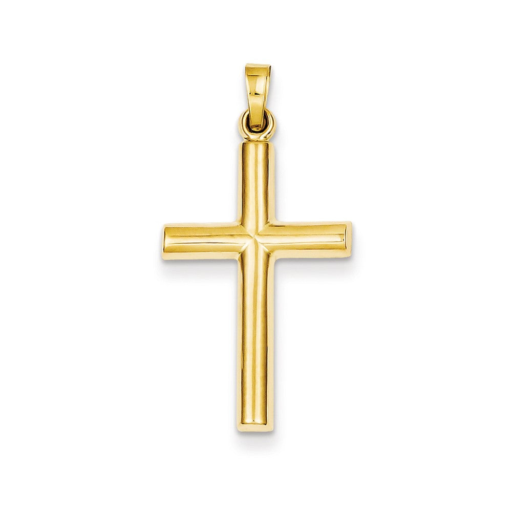 Solid,Casted,Polished,14K Yellow Gold,Open Back